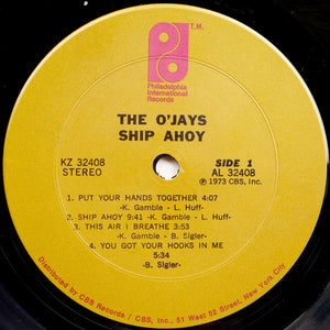 The O'Jays : Ship Ahoy (LP, Album)