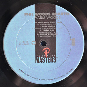 The Phil Woods Quartet : Warm Woods (LP, Album, RE)