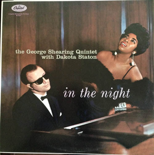 The George Shearing Quintet With Dakota Staton : In The Night (LP, Album, Mono, RE)