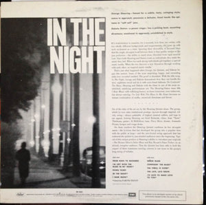 The George Shearing Quintet With Dakota Staton : In The Night (LP, Album, Mono, RE)