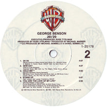 Load image into Gallery viewer, George Benson : 20/20 (LP, Album)
