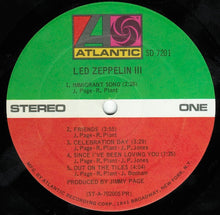 Load image into Gallery viewer, Led Zeppelin : Led Zeppelin III (LP, Album, PR )
