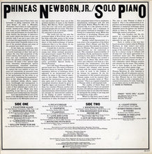 Load image into Gallery viewer, Phineas Newborn, Jr.* : Solo Piano (LP, Album)
