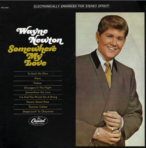 Wayne Newton : Somewhere My Love (LP, Scr)