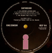 Laden Sie das Bild in den Galerie-Viewer, King Crimson : Earthbound (LP, Album, M/Print)
