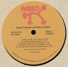 Laden Sie das Bild in den Galerie-Viewer, Oscar Peterson &amp; Harry Edison : Oscar Peterson &amp; Harry Edison (LP, Album)
