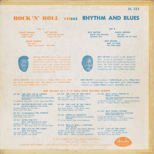 Chuck Higgins / Roy Milton : Rock 'n' Roll Versus Rhythm And Blues (LP, Album, RE)
