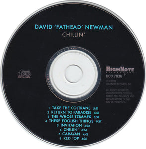 David 'Fathead' Newman* : Chillin' (CD, Album)