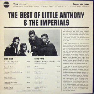 Little Anthony & The Imperials : The Best Of Little Anthony & The Imperials (LP, Comp, RE)