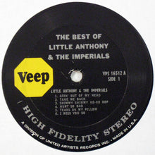 Laden Sie das Bild in den Galerie-Viewer, Little Anthony &amp; The Imperials : The Best Of Little Anthony &amp; The Imperials (LP, Comp, RE)
