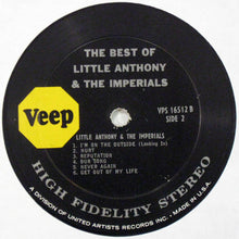 Laden Sie das Bild in den Galerie-Viewer, Little Anthony &amp; The Imperials : The Best Of Little Anthony &amp; The Imperials (LP, Comp, RE)
