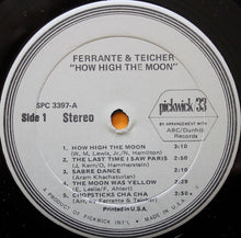 Load image into Gallery viewer, Ferrante &amp; Teicher : How High The Moon (LP, Comp, RE)
