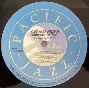 Gerald Wilson : Moment Of Truth (LP, Album, RE)