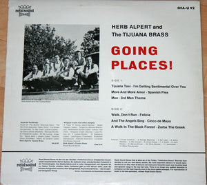 Herb Alpert & The Tijuana Brass : !!Going Places!! (LP, Album)