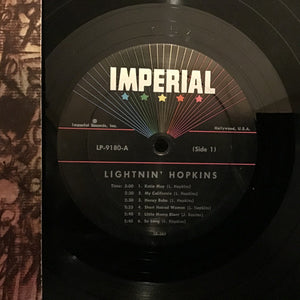 Lightnin' Hopkins : On Stage (LP)