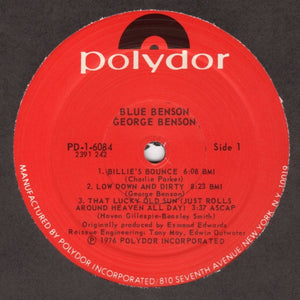 George Benson : Blue Benson (LP, Comp)