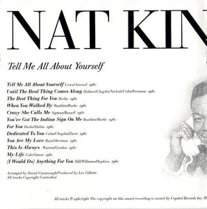 Nat King Cole : Tell Me All About Yourself / The Touch Of Your Lips (CD, Comp)