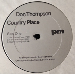 Don Thompson (2) : Country Place (LP, Album)