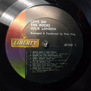 Julie London : Love On The Rocks (LP, Album, Mono)