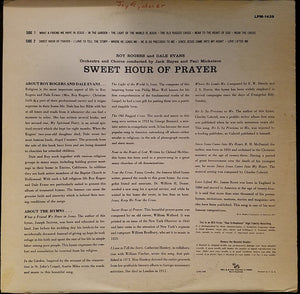 Roy Rogers - Dale Evans* : Sweet Hour Of Prayer (LP, Album)