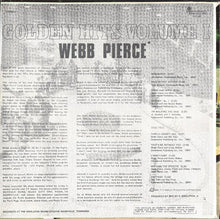 Load image into Gallery viewer, Webb Pierce : Golden Hits Volume 1 (LP, Comp)

