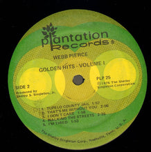 Laden Sie das Bild in den Galerie-Viewer, Webb Pierce : Golden Hits Volume 1 (LP, Comp)
