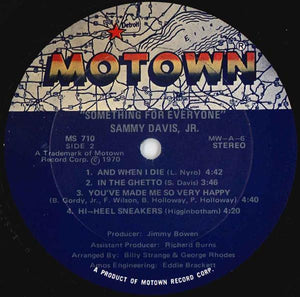 Sammy Davis Jr. : Something For Everyone (LP, Album, Gat)