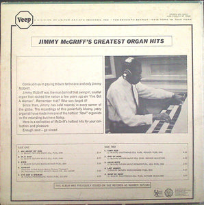 Jimmy McGriff : Jimmy McGriff's Greatest Organ Hits (LP, Comp, RE)
