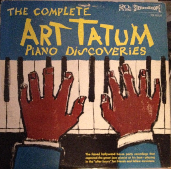 Art Tatum : The Complete Art Tatum Piano Discoveries (2xLP, Comp, Gat)
