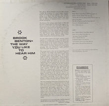 Laden Sie das Bild in den Galerie-Viewer, Brook Benton : Mother Nature, Father Time (LP, Album, Ind)
