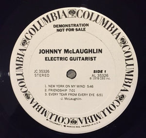 Johnny McLaughlin* : Electric Guitarist (LP, Album, Promo, Gat)
