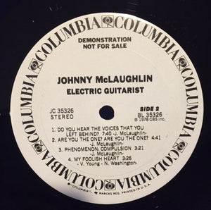 Johnny McLaughlin* : Electric Guitarist (LP, Album, Promo, Gat)