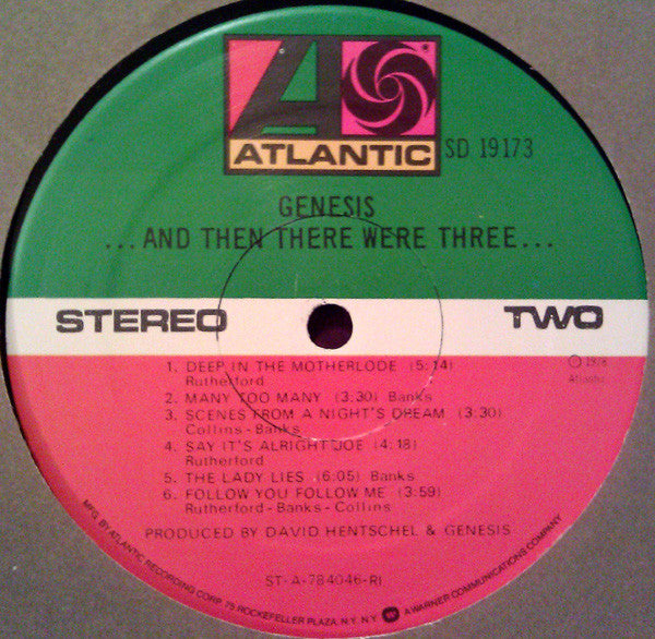 Genesis -And Then There Were Three... - LP