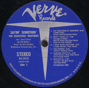 The Righteous Brothers : Sayin' Somethin' (LP, Album)