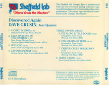 Charger l&#39;image dans la galerie, Dave Grusin : Discovered Again! (CD, Album, RE)
