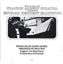 Laden Sie das Bild in den Galerie-Viewer, Frank Sinatra With Duke Ellington : Francis A. &amp; Edward K. (CD, Album, RE)
