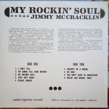 Laden Sie das Bild in den Galerie-Viewer, Jimmy McCracklin : My Rockin&#39; Soul (LP, Album, RE)
