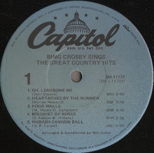 Load image into Gallery viewer, Bing Crosby : Sings The Great Country Hits (LP, Album, RE)

