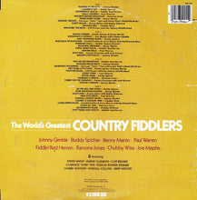 Laden Sie das Bild in den Galerie-Viewer, Various : The World&#39;s Greatest Country Fiddlers (2xLP, Comp, Gat)
