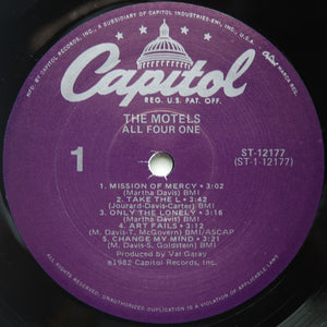 The Motels : All Four One (LP, Album, Ltd, Promo)