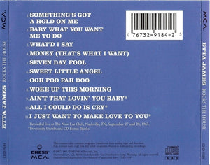 Etta James : Rocks The House (CD, Album, RE, RM)