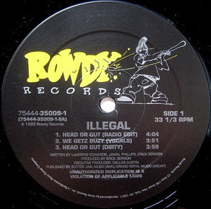 Illegal (2) : Head Or Gut (12")