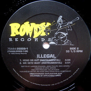 Illegal (2) : Head Or Gut (12")