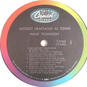 Hank Thompson And His Brazos Valley Boys : Luckiest Heartache In Town (LP, Mono)