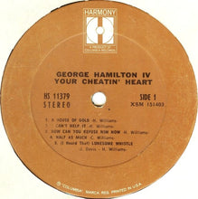 Charger l&#39;image dans la galerie, George Hamilton IV : Your Cheatin&#39; Heart (LP)
