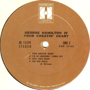 George Hamilton IV : Your Cheatin' Heart (LP)