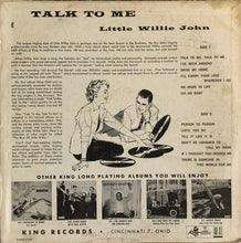 Laden Sie das Bild in den Galerie-Viewer, Little Willie John : Talk To Me (LP)
