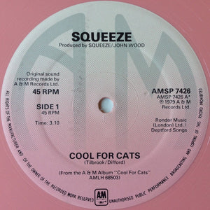 Squeeze (2) : Cool For Cats (12", Pin)