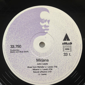 John Lewis (2) Featuring Christian Escoudé : Mirjana (LP, Album)