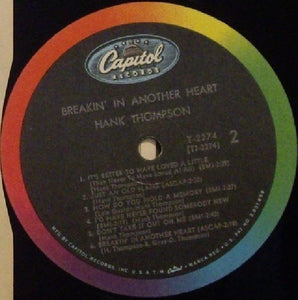 Hank Thompson And His Brazos Valley Boys : Breakin' In Another Heart (LP, Album, Mono)